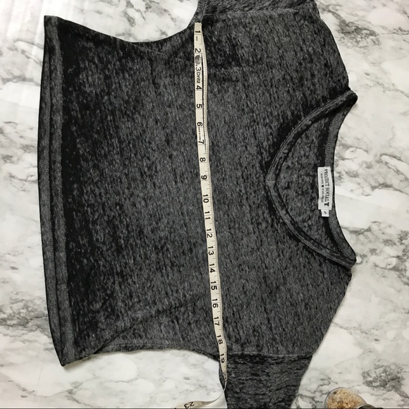 PROJECT SOCIAL T V Neck Cropped Burnout Tee - Picture 4 of 6